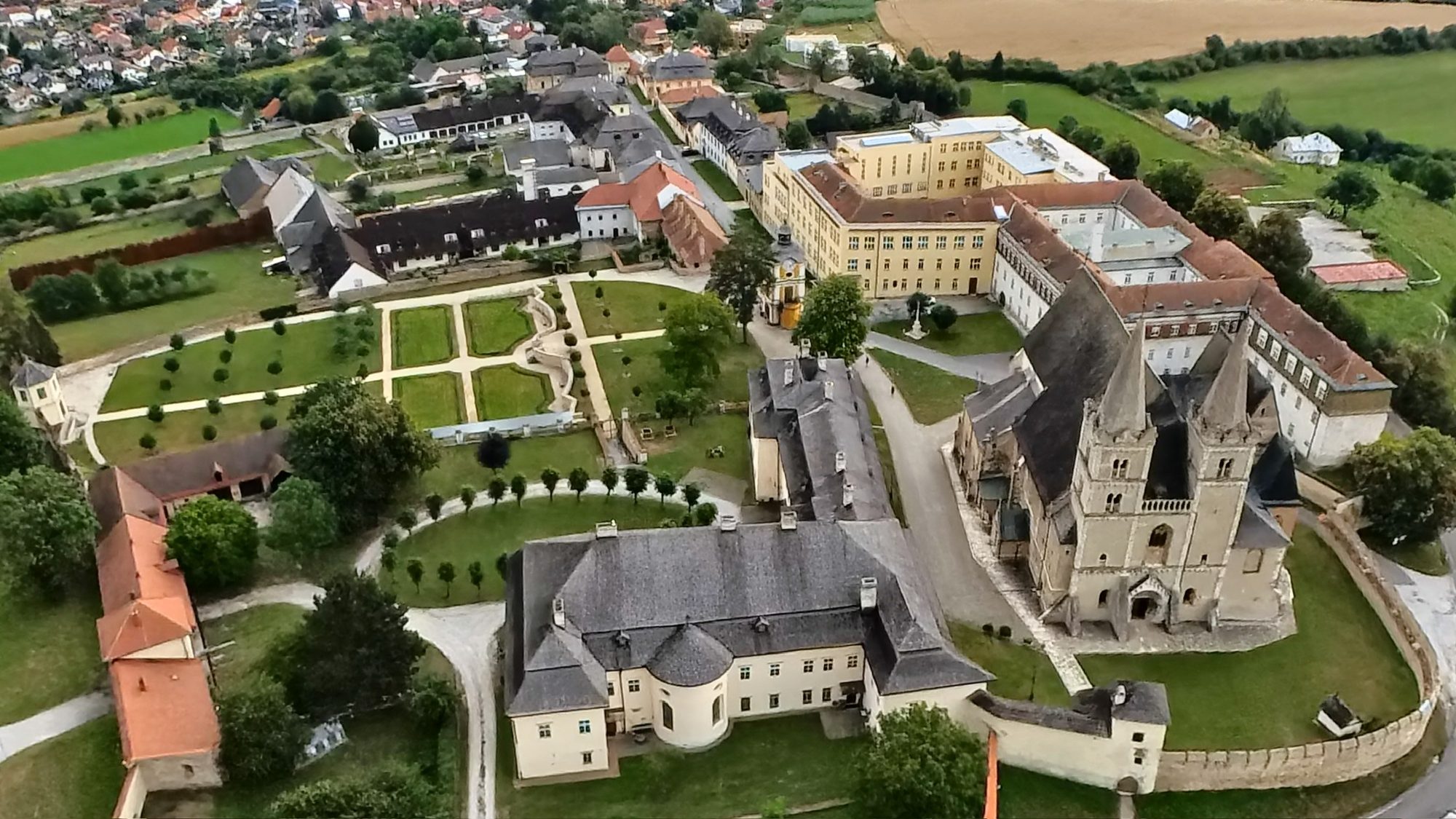 Letecký pohľad na Spišskú kapitulu